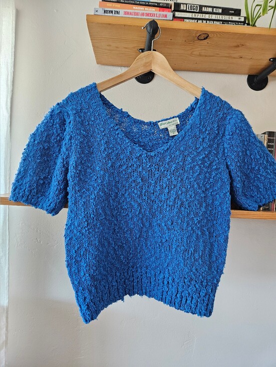 Christina Tops - Vintage Knit Blouse